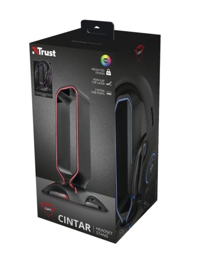 Стойка TRUST GXT 265 Cintar RGB Headset Stand