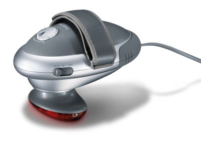 Масажор Beurer MG 70 infrared massager; Tapping massage; 2 function levels; 2 interchangeable massage attachments; removable handle