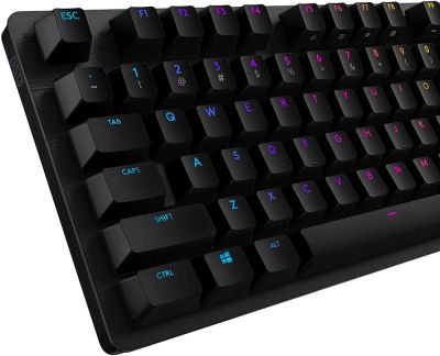 Клавиатура Logitech G512 Keyboard, GX Red Linear, Lightsync RGB, USB Passthrough Data/Power, Alumium Alloy, Game Mode, Black Carbon