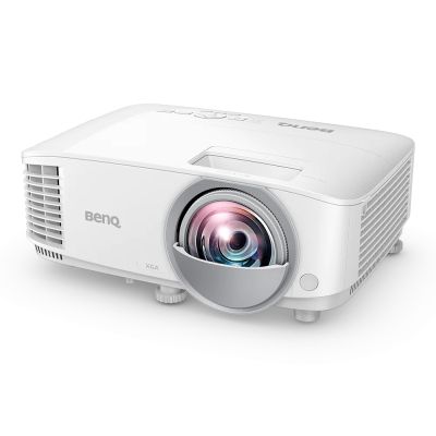 Мултимедиен проектор BenQ MX825STH, Short Throw, 81"@1m, XGA 1024X768, 3500 AL, 20000:1, VGA, RCA, S-Video, 2xHDMI, Audio In/Out, Speaker 10W, USB (Type A) x1, LAN (RJ45) x1, 2.6 Kg, IEC62368, Optional interactive kit(PW02/PT12)
