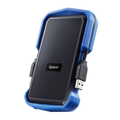 Твърд диск Apacer AC631, 2TB 2.5" SATA HDD USB 3.2 Military-Grade Shockproof Portable Hard Drive