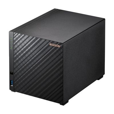 Мрежов сторидж Asustor AS1104T, 4 bay NAS, Realtek RTD1296, Quad-Core, 1.4GHz, 1GB DDR4 (not expandable), 2.5GbE x1, USB3.2 Gen1 x2, WOW (Wake on WAN), System Sleep Mode, hardware encryption, EZ connect, EZ Sync
