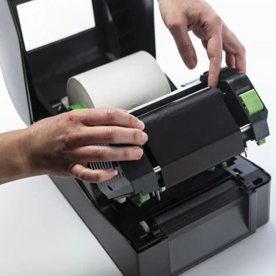 Консуматив BWS1D300110 Brother Standard Wax Thermal Transfer Black Ink Ribbon 110mm x 300m / 1 roll