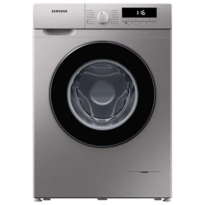 Пералня Samsung WW70T302MBS/LE, Washing machine 7 kg, 1200 rpm, Slim, Energy Efficiency D, Spin Efficiency B, Digital Inverter Technology, Quick Wash, Drum Clean, silver, black door