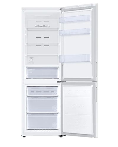 Хладилник Samsung RB33B610EWW/EF, Refrigerator, Fridge Freezer,344L (230l/114l), Energy Efficiency E, SpaceMax, No Frost, All-Around Cooling, DIT, White