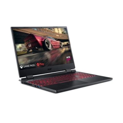 Лаптоп Acer Nitro 5, AN515-47-R3U4, AMD Ryzen 5 7535HS ,15.6" FHD (1920x1080) IPS 144Hz SlimBezel, 8 GB DDR5 , 512GB NVMe SSD, RTX 3050 4GB GDDR6, Cam&Mic.,WIFI 6E 2X2 BT5.2, Backlit kbd, No OS, Black