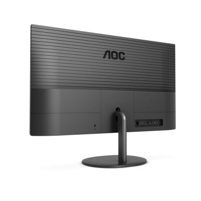 Монитор AOC Q24V4EA, 23.8" IPS WLED, 2560x1440@75Hz, 4GtG, 250m/2, 1000:1, DCR 20M:1, Adaptive Sync, FlickerFree, Low Blue Light, 2Wx2, Tilt, HDMI, DP