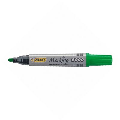 Перманентен маркер Bic 2000Объл връх 1.7 mm Зелен