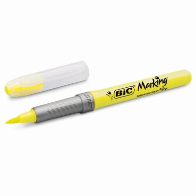 Текст маркер Bic Marking FlexОбъл връх 1-5 mm Жълт