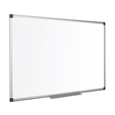 Бяла дъска Bi-OfficeМагнитна, с алуминиева рамка 60x90 cm