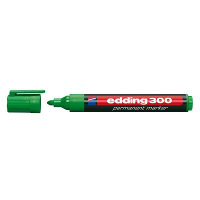 Перманентен маркер Edding 300 Объл връх 1.4-2.8 mm Зелен