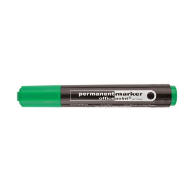 Перманентен маркер Office Point Объл връх 1-5 mm Зелен