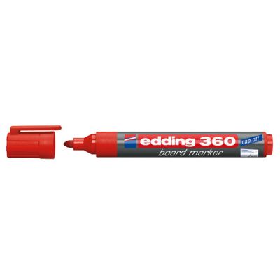Маркер за бяла дъска Edding 360Объл връх 1.5-3 mm Червен