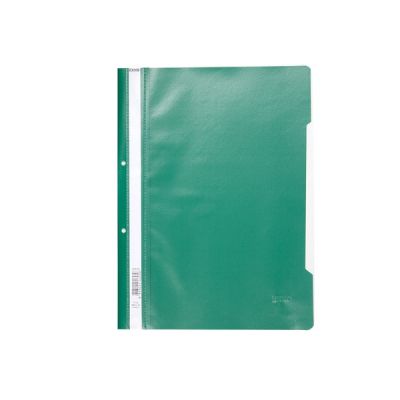 Папка PVC с перфорация, А4 Зелена 5 бр.