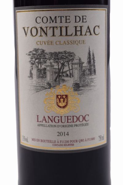 Вино Comte de Vontihac Languedoc 75 CL