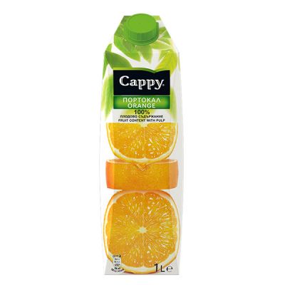 Сок Cappy 100% Портокал 1 l