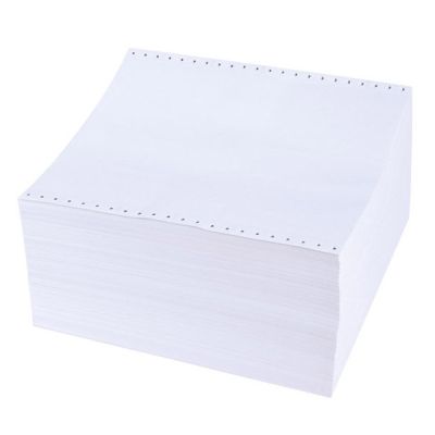 Безконечна принтерна хартия 240/12/11700 л. бяла еднопластова