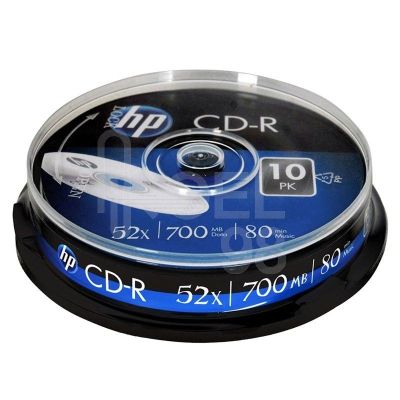 CD-R HP 52x 700 MB 10 бр., шпиндел