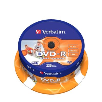 DVD-R Verbatim 16x 4.7 GB шпиндел 25 бр.
