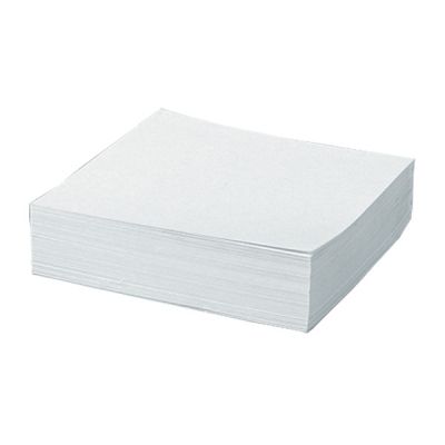 Хартиено кубче Залепено, 85x85 mm 250 л. Бяло