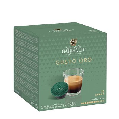 Кафе капсула Garibaldi Gusto Oro 16 бр., съвместими с Dolce Gusto