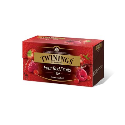 Чай Twinings Черен с четири червени плода