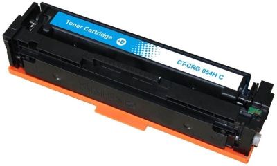 Тонер касета Cyan Canon CRG-054HC Съвместим консуматив, голям капацитет 2 300 стр.