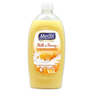 Течен сапун MedixПълнител 800 ml Milk&Honey