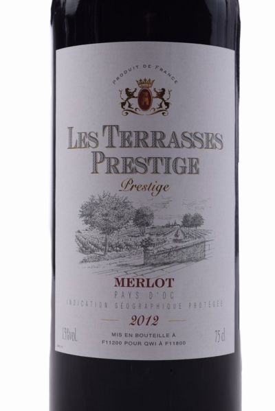 Вино Les Terrasses Prestige Merlot 75 CL