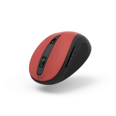 Мишка HAMA MW-400 Безжична оптична, USB, червен/черен
