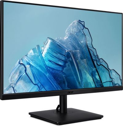 Монитор Acer Vero V247YEbiv, 23.8" ZeroFrame IPS LED, 100Hz, 4ms 100M:1 ACM 250nits, VGA, HDMI, FreeSync, TCO Black Acer EcoDisplay, 3Y