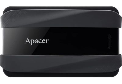 Твърд диск Apacer AC533, 2TB 2.5" SATA HDD USB 3.2 Portable Hard Drive Plastic / Rubber Jet black