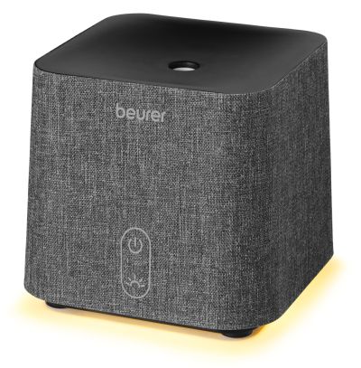 Ароматизатор Beurer LA 35 Aroma diffuser, Micro-fine ultrasonic atomisation, Two-level LED light, up to 20 m2, 12W, fabric cover, automatic switch-off