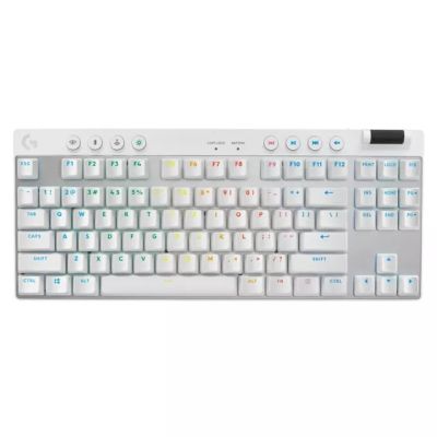 Клавиатура Logitech G PRO X TKL LIGHTSPEED Gaming Keyboard - WHITE - US INT'L - 2.4GHZ/BT - N/A - EMEA28-935 - TACTILE