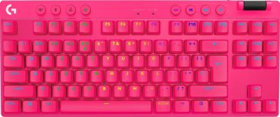 Клавиатура Logitech G PRO X TKL LIGHTSPEED Gaming Keyboard - MAGENTA - US INT'L - 2.4GHZ/BT - N/A - EMEA28-935 - TACTILE