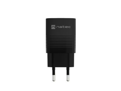 Адаптер Natec USB Charger  Ribera Gan 1X USB-A + 1X USB-C 30W, Black