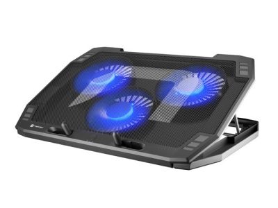 Охлаждаща система Natec Laptop Cooling Pad Oriole 15.6-17.3" 3 Fans, Led Light, 2 USB