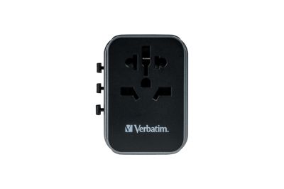 Адаптер Verbatim UTA-03 Universal Travel Adapter with 1 x USB-C PD 30W & QC 3.0 / 2 x USB-C / 2 x USB-A