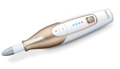 Комплект за маникюр/педикюр Beurer MP 64 Manicure/pedicure set, 10 attachments, 3 speed levels, LED light,Lithium ion battery,Clockwise/anti-clockwise rotation,micro USB connection,storage case