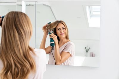 Електрическа четка за коса Beurer HC 45 Ocean 2-in-1 volumising hair dryer brush,  ionic function, caremic coating, 1000W, 2 heat and blower settings incl. cold air function