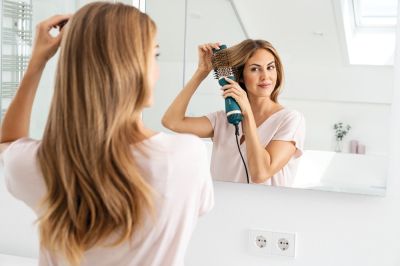 Електрическа четка за коса Beurer HC 45 Ocean 2-in-1 volumising hair dryer brush,  ionic function, caremic coating, 1000W, 2 heat and blower settings incl. cold air function