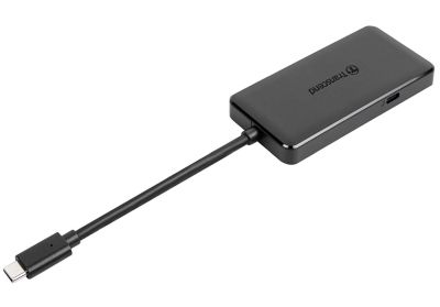 USB хъб Transcend 3-Port Hub, 1-Port PD, SD/MicroSD Reader, USB 3.1 Gen 2, Type C