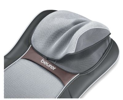 Масажор Beurer MG 295 HD 3D Shiatsu seat cover black, 3D back massage, 2 rotating Shiatsu neck massage, Movement along the spine, 3 individually selectable massage areas, 2 speed settings, Leather-effect surface washable PU, Washable mesh cover for neck (