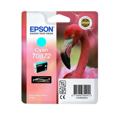 Консуматив Epson T0872 Cyan Ink Cartridge - Retail Pack (untagged) for Stylus Photo R1900