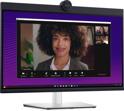 Монитор Dell P2724DEB, 27.0" Video Conferencing AG, IPS, 5ms, 1000:1, 350 cd/m2, QHD (2560x1440), 99% sRGB, Webcam, 2x5W speakers, Microphone, USB-C up to 90W PD, USB 3.2, HDMI, DP, RJ45, Height, Swivel, Tilt, Pivot, Black