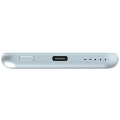 Външна батерия Verbatim MCP-5BE Power Pack 5000 mAh with UBS-C PD 20W / Magnetic Wireless Charging 15W Blue
