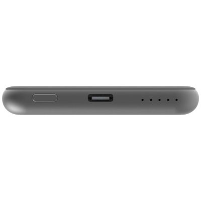 Външна батерия Verbatim MCP-5GY Power Pack 5000 mAh with UBS-C PD 20W / Magnetic Wireless Charging 15W Grey