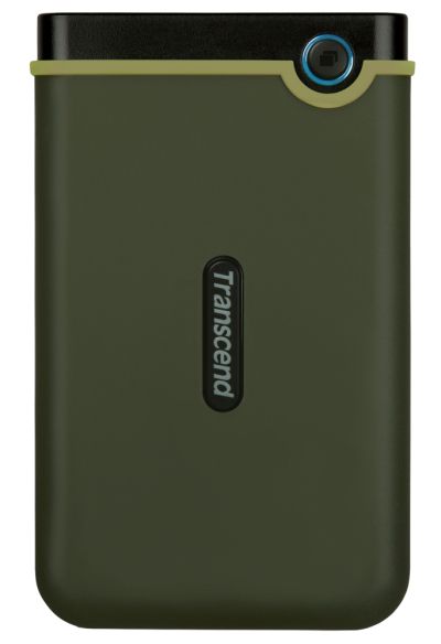 Твърд диск Transcend 1TB, 2.5" Portable HDD, StoreJet M3, Military Green, Slim