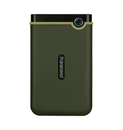 Твърд диск Transcend 2TB, 2.5" Portable HDD, StoreJet M3, Military Green, Slim
