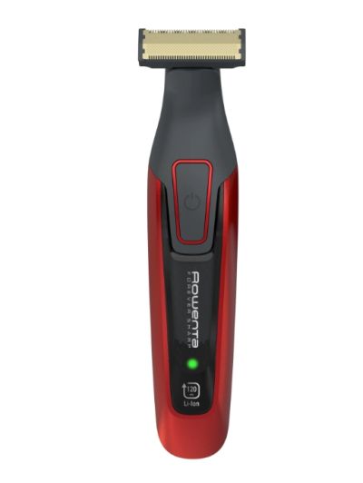 Тример Rowenta TN6040F4 Hybrid Forever Sharp Orange Style, beard, cordless, waterproof 3-in-1, self-sharpening blades, 100% stainless steel, minimum cutting length 0.4mm, precision setting 1mm, beard blade size 32mm, 120min autonomy, charging time 1h30min